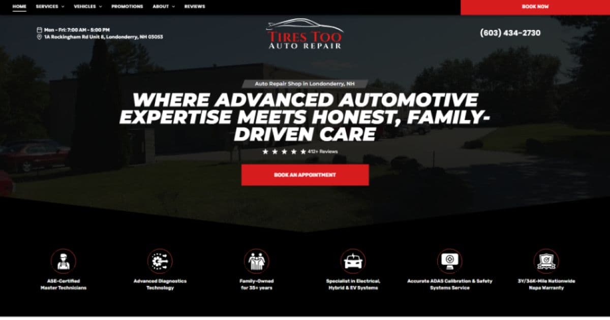 Tires Too Auto Repair