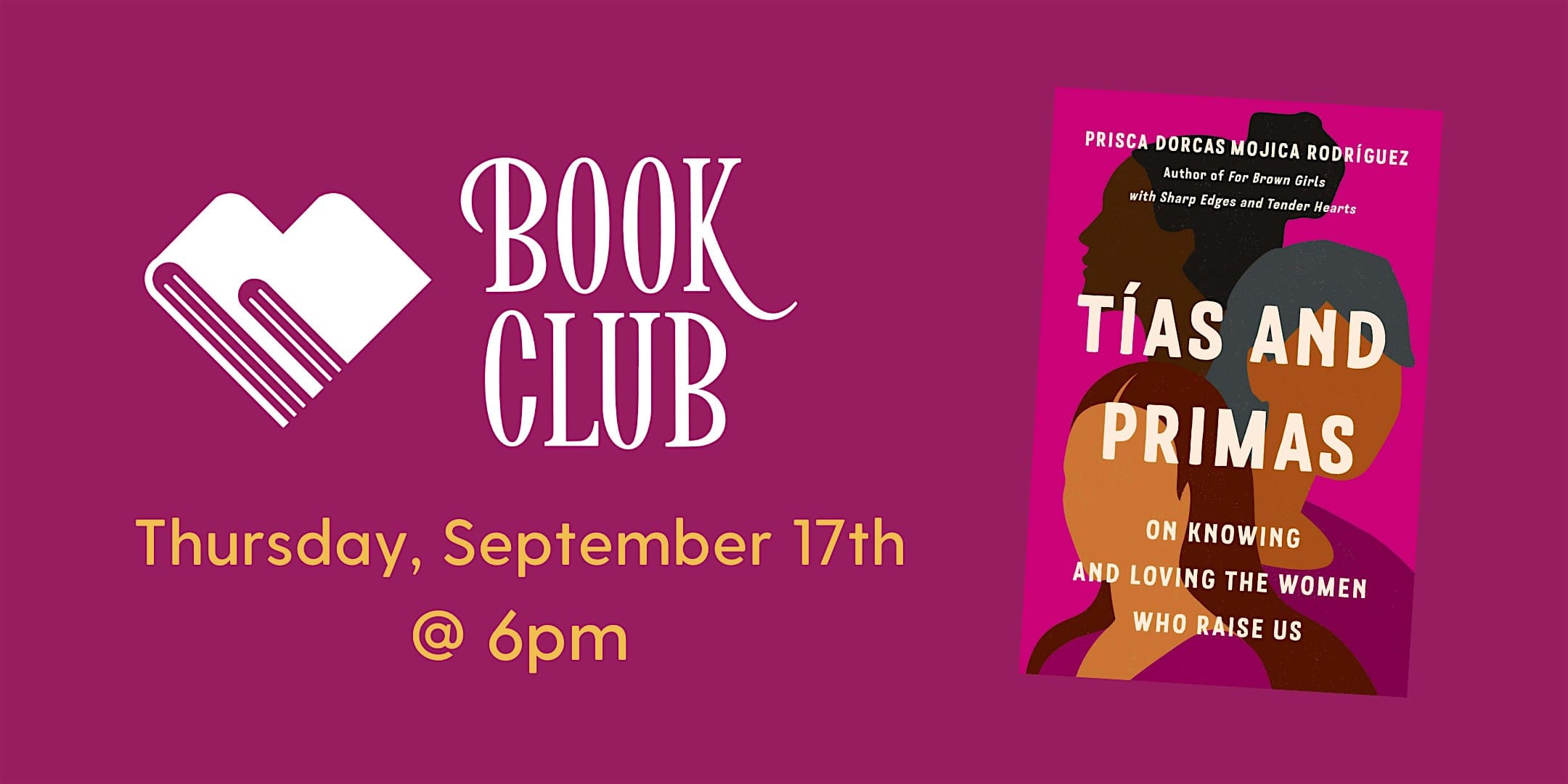 Bookery Book Club: Tías and Primas