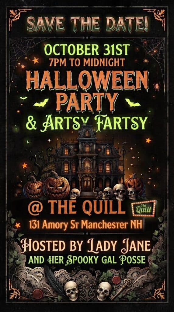 Quill Halloween/Artsy Fartsy Party