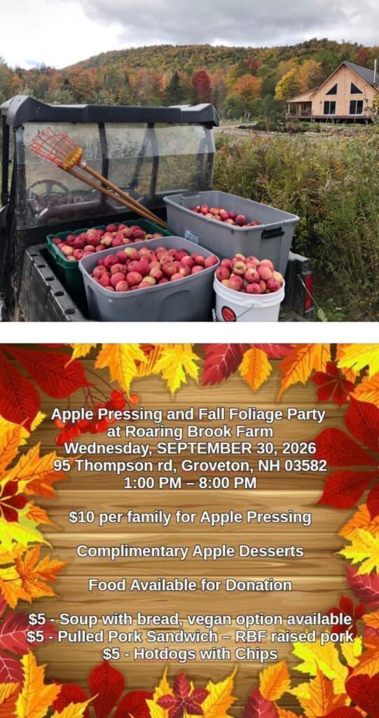 Apple Pressing and Fall Foliage Party