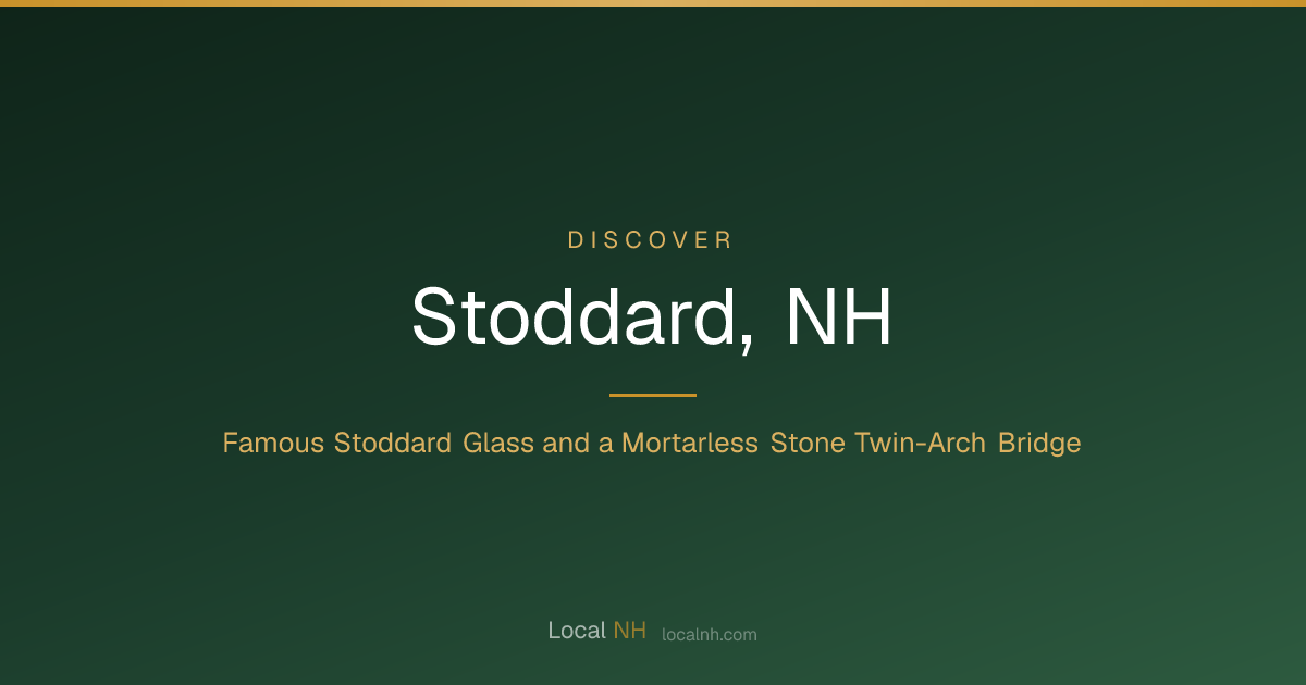 Stoddard, NH — Community Guide | LocalNH